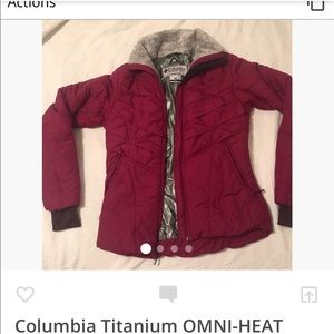 Columbia snow jacket OMNI heat